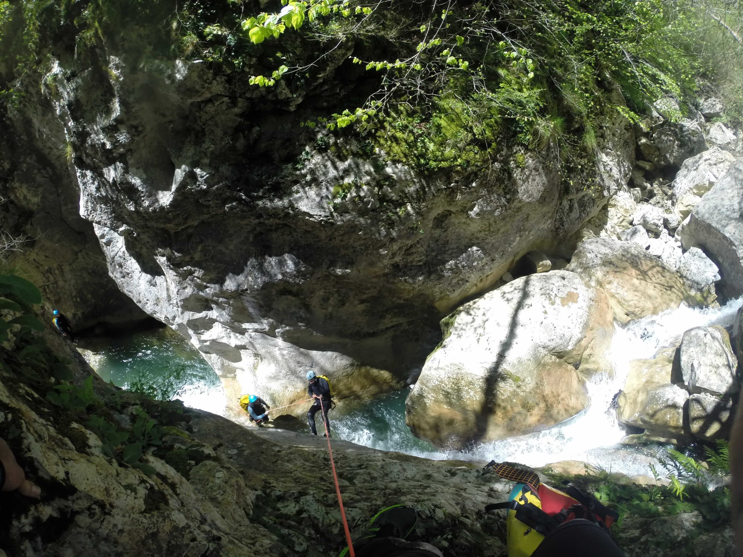 canyoning en catalogne