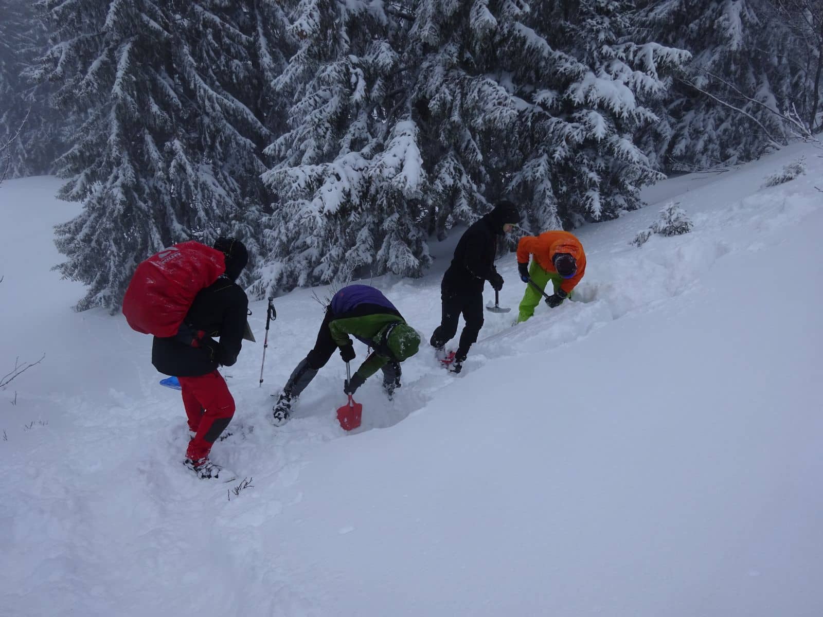 stage survie hiver Pyrénées