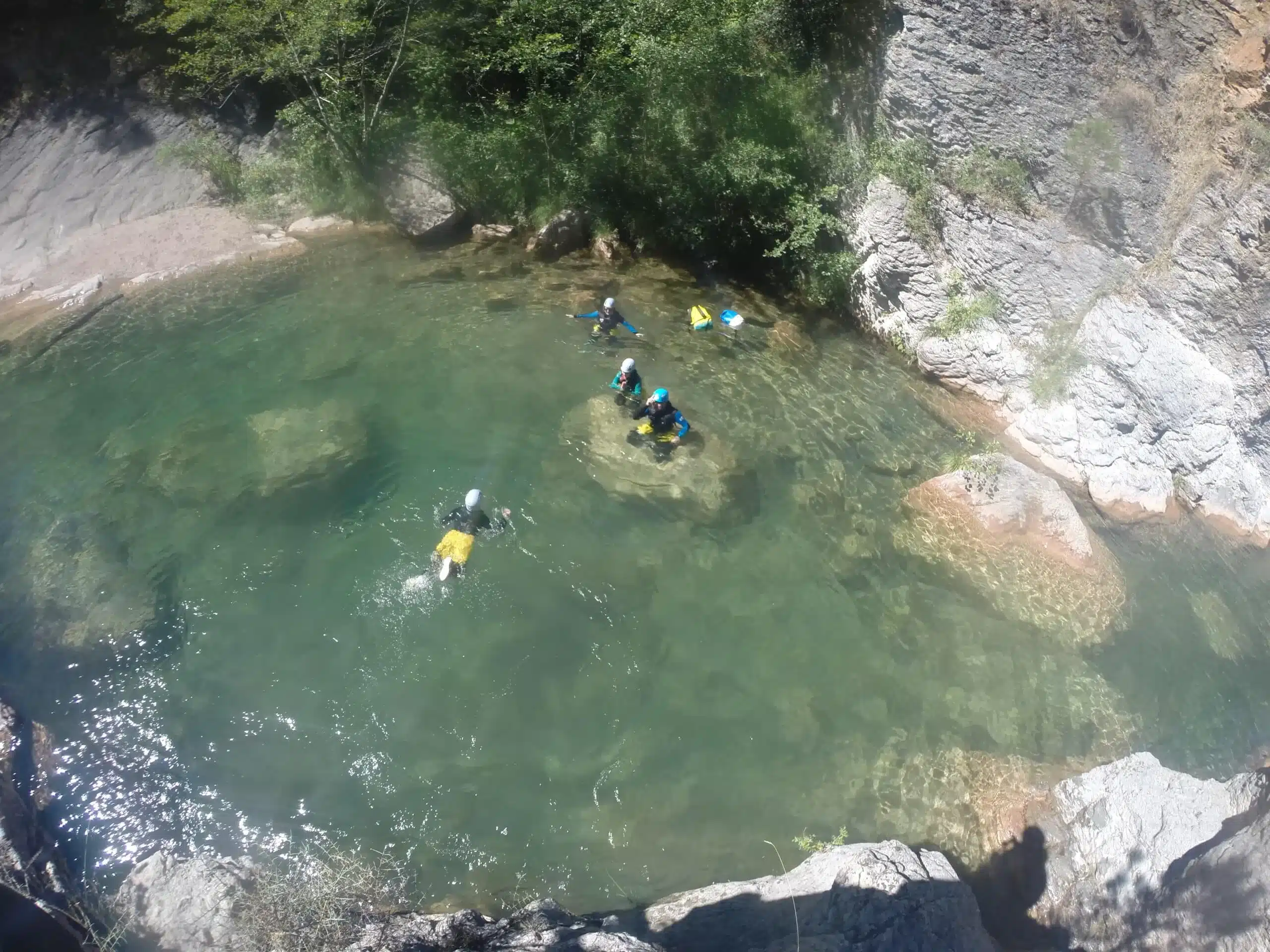 canyoning famille Pyrénées orientales